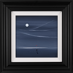 Jay Nottingham, Original oil painting on panel, Moonlight Sweethearts