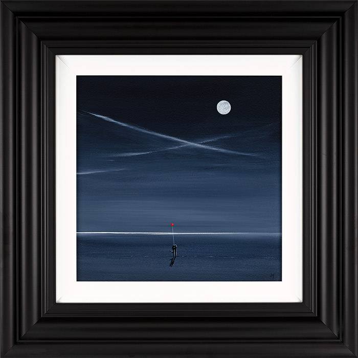 Jay Nottingham, Original oil painting on panel, Midnight Kiss, click to enlarge