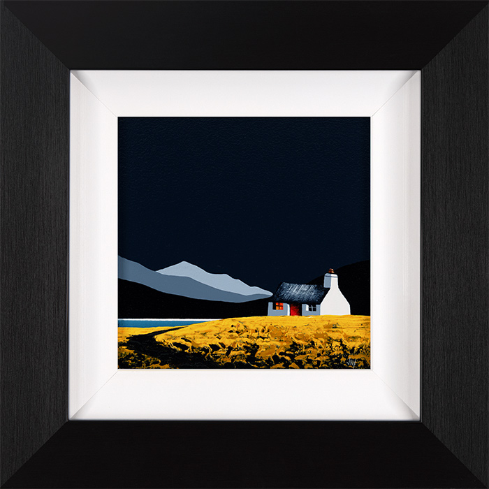 Jay Nottingham, Original oil painting on panel, Grandma's Cottage