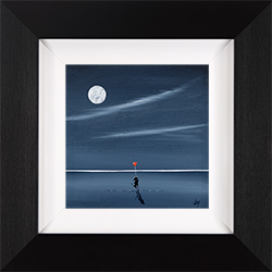 Jay Nottingham, Original oil painting on panel, Moonlight Sweethearts