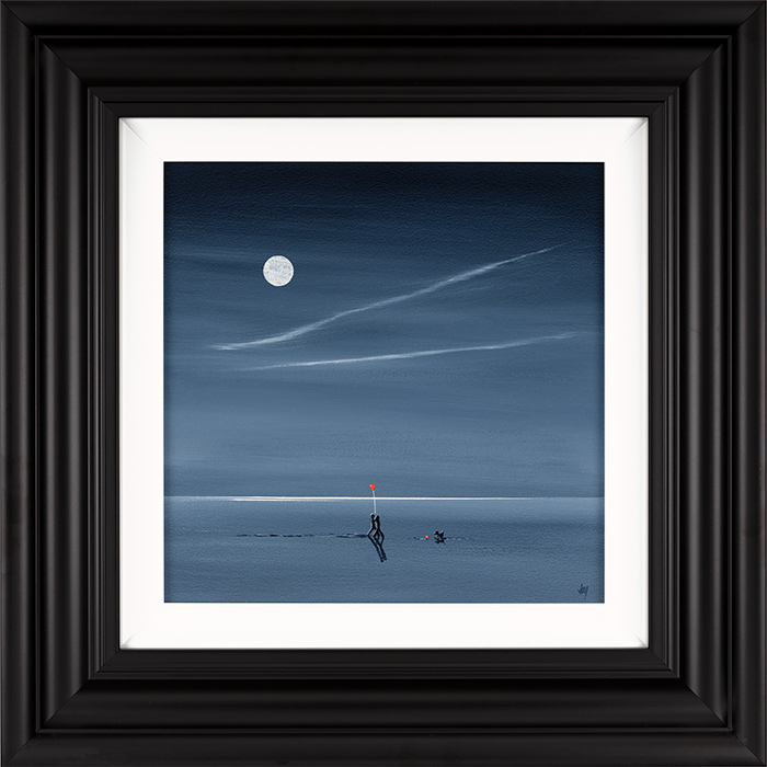 Jay Nottingham, Original oil painting on panel, Moonlight Memories, click to enlarge