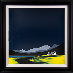 Jay Nottingham, Original oil painting on panel, Shooting Star Cottage