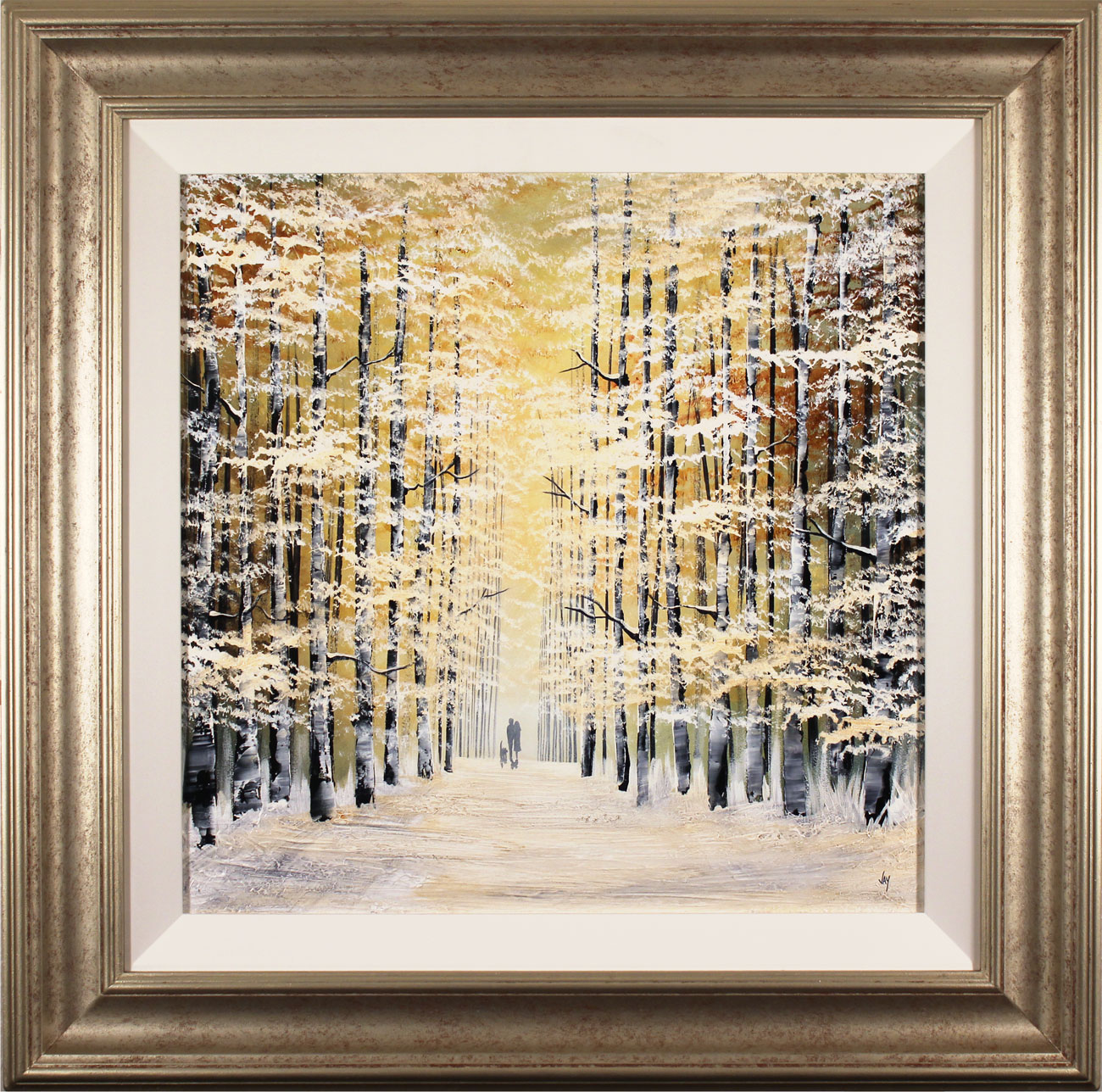 Jay Nottingham, Original oil painting on panel, Winter Wood 20x20ins ...