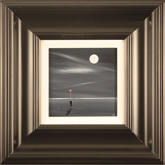 Jay Nottingham, Original oil painting on panel, Moonlight Sweethearts, click to enlarge