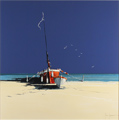 John Horsewell, Original oil painting on panel, The Castaways Large image. Click to enlarge
