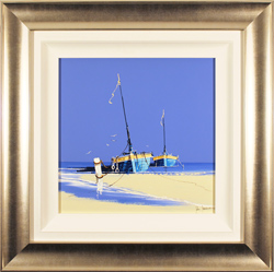 John Horsewell, Original acrylic painting on board, Serenity Sands