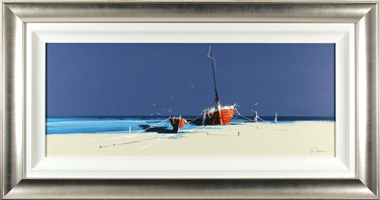 John Horsewell, Original acrylic painting on board, Little Red