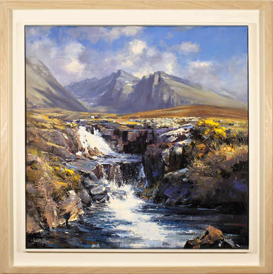 Julian Mason, Original oil painting on canvas, Allt Coire Lagan, Skye, click to enlarge