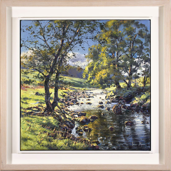 Julian Mason, Original oil painting on canvas, Dales Way, Langstrothdale 