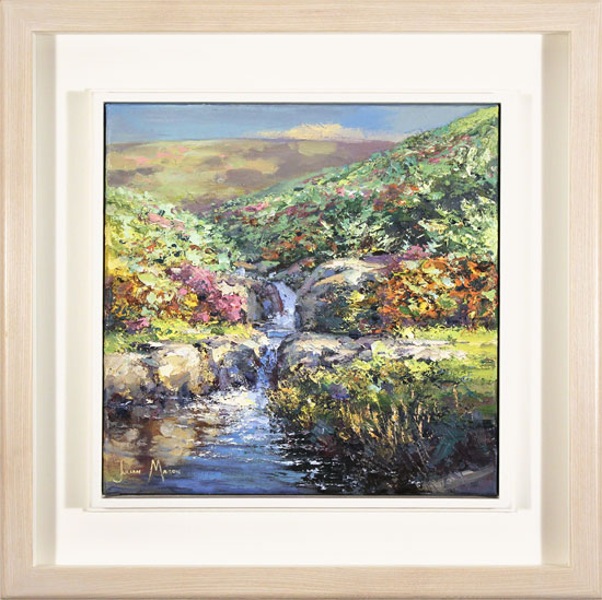 Julian Mason, Original oil painting on canvas, Highshaw Clough 