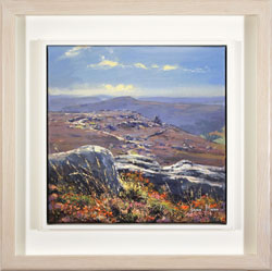 Julian Mason, Original oil painting on canvas, From Dovestone Tor