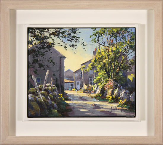 Julian Mason, Original oil painting on canvas, Spring at Beckermonds 