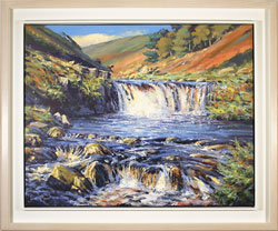 Julian Mason, Original oil painting on canvas, After the Rain, Three Shires Head Large image. Click to enlarge