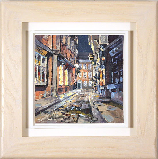 Julian Mason, Original oil painting on panel, The Shambles