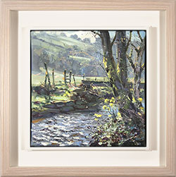 Julian Mason, Original oil painting on canvas, Signs of Spring Large image. Click to enlarge