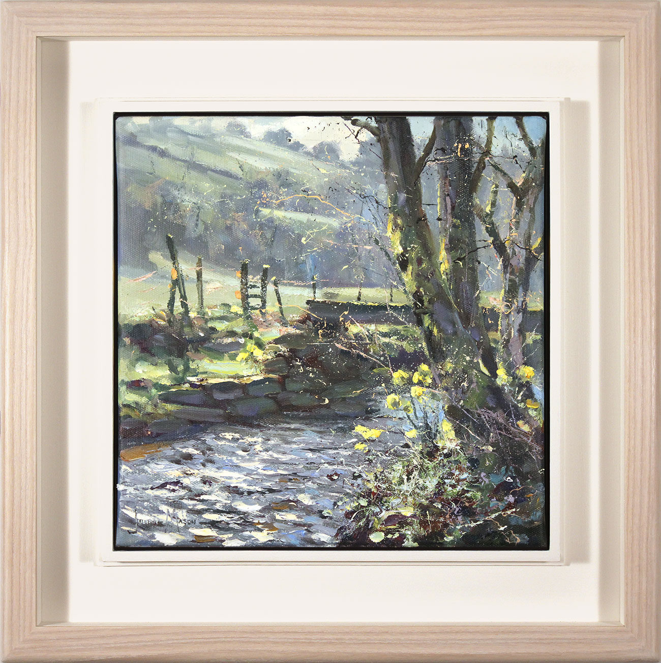 Julian Mason, Original oil painting on canvas, Signs of Spring. Click to enlarge