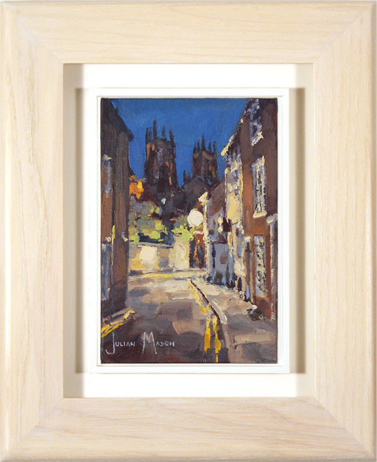 Julian Mason, Original oil painting on panel, Precentor's Court, click to enlarge