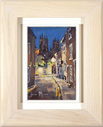 Julian Mason, Original oil painting on panel, Precentor's Court Large image. Click to enlarge