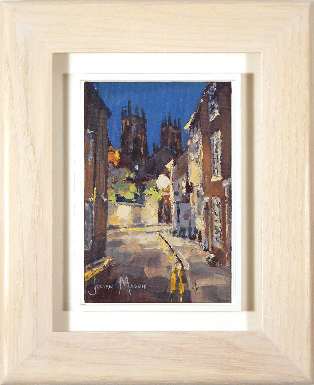 Julian Mason, Original oil painting on panel, Precentor's Court. Click to enlarge