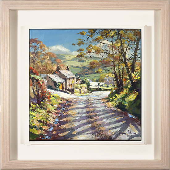 Julian Mason, Original oil painting on canvas, Spring at Upper Hulme