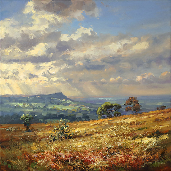 Julian Mason, Original oil painting on canvas, Moorland Hues