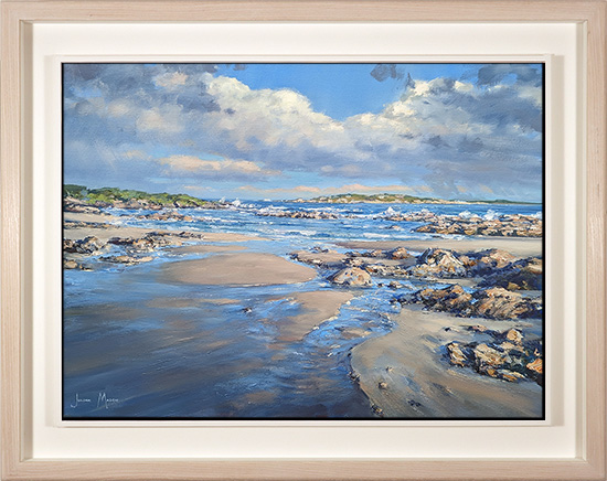 Julian Mason, Original oil painting on canvas, The Atlantic at Tiree 