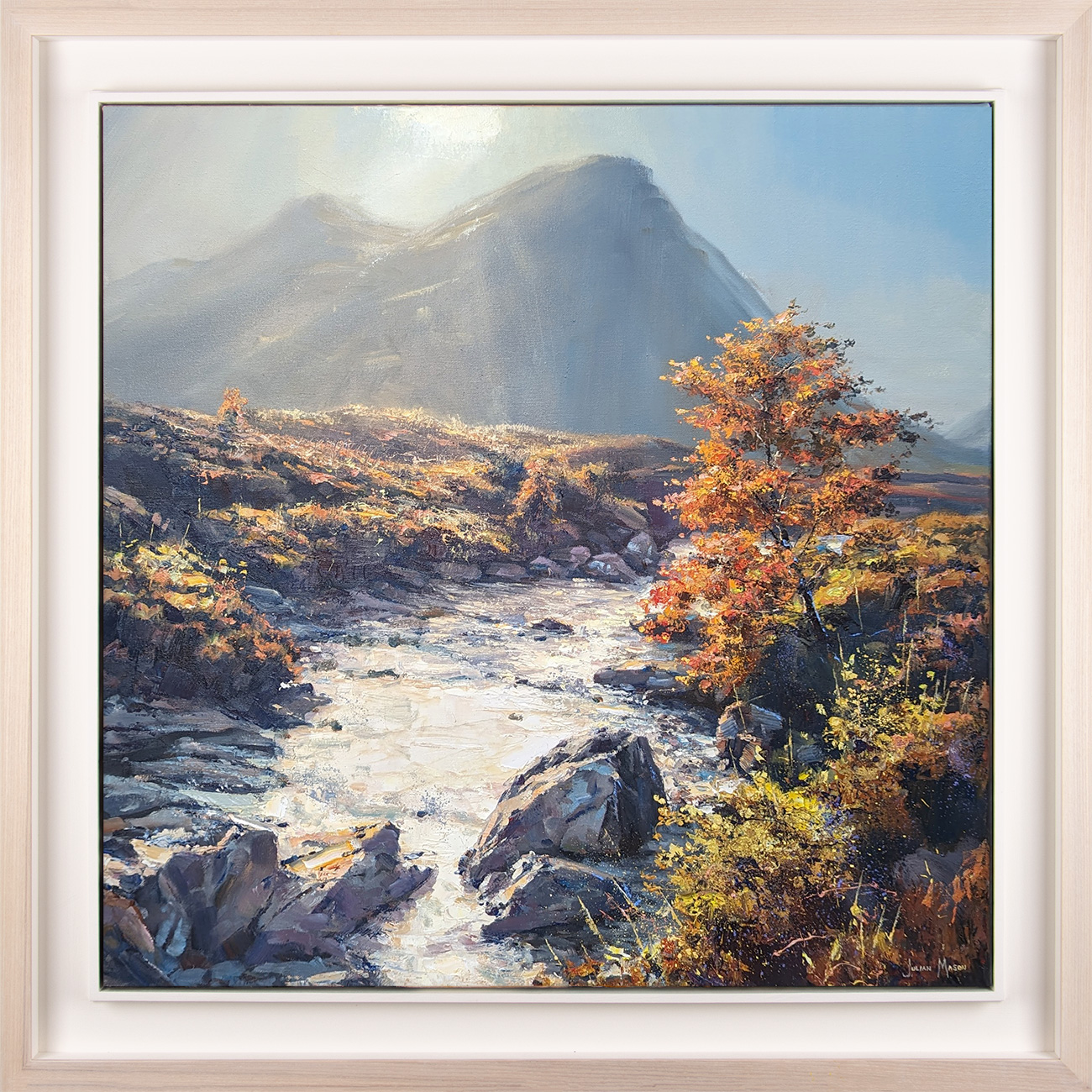 Julian Mason, Original oil painting on canvas, Stob Dearg from the West Highland Way, click to enlarge