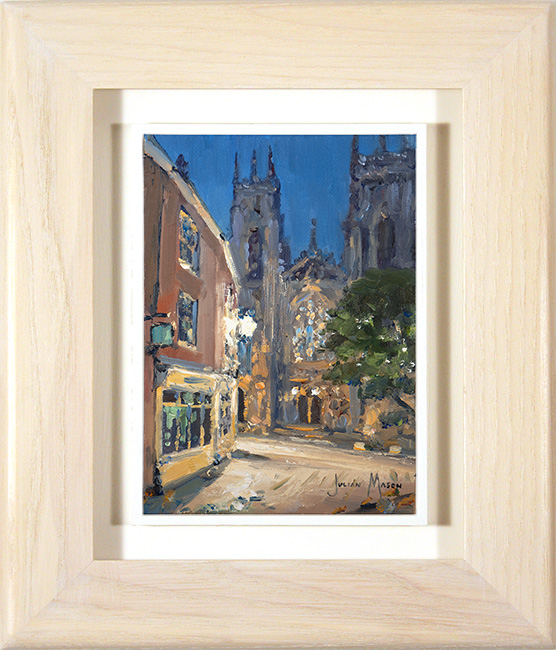 Julian Mason, Original oil painting on panel, High Petergate