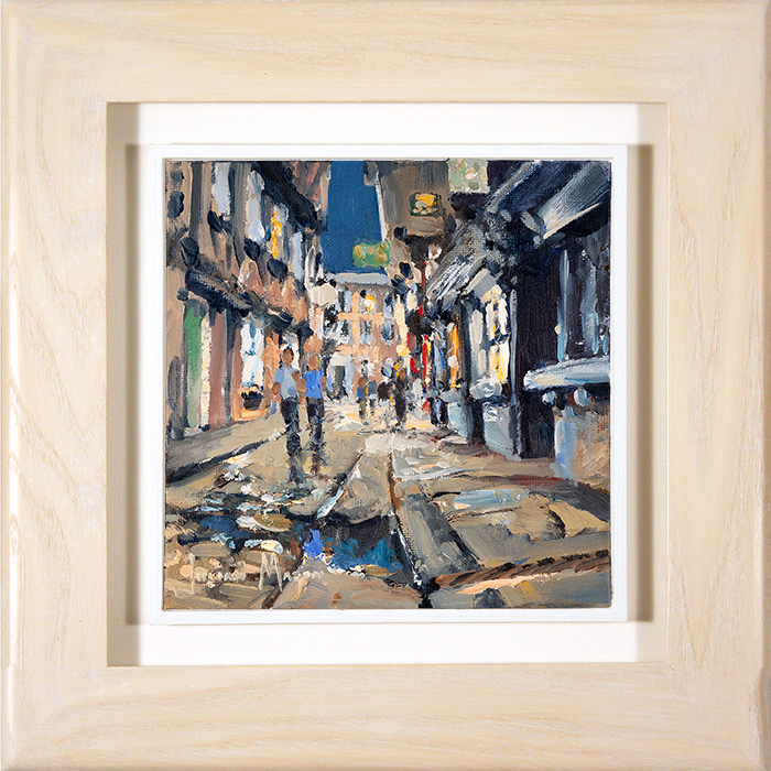 Julian Mason, Original oil painting on canvas, The Shambles, York