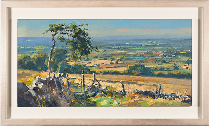 Julian Mason, Original oil painting on canvas, Light Breeze, Mow Cop, click to enlarge