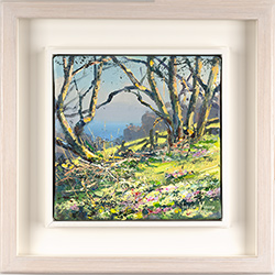 Julian Mason, Original oil painting on canvas, Atlantic Primroses