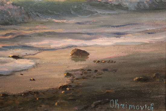 Juriy Ohremovich, Original oil painting on canvas, Sunset Tides Signature image. Click to enlarge