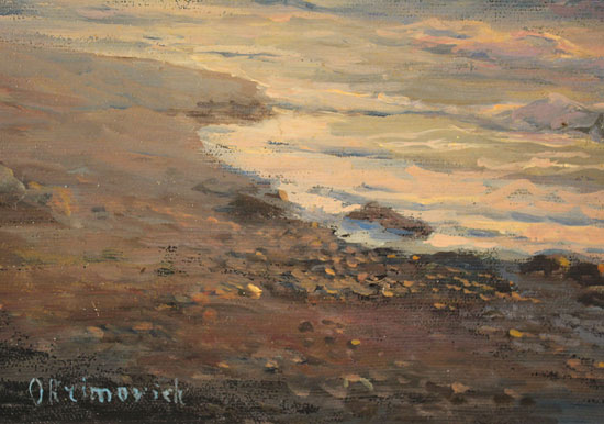 Juriy Ohremovich, Original oil painting on canvas, Evening Tides Signature image. Click to enlarge