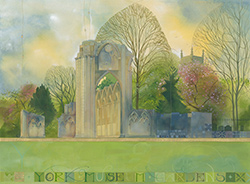 Kate Lycett, Signed limited edition print, Museum Gardens