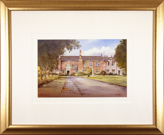 Ken Burton, Watercolour, Kings Manor, York