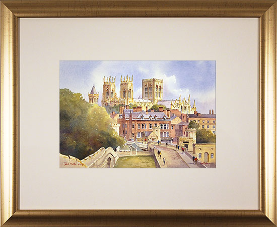 Ken Burton, Watercolour, City Walls, York