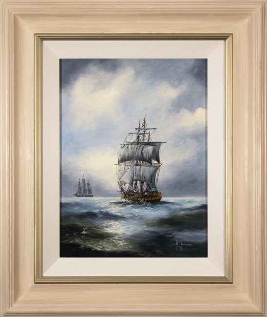 Ken Hammond, Original oil painting on canvas, High Seas 