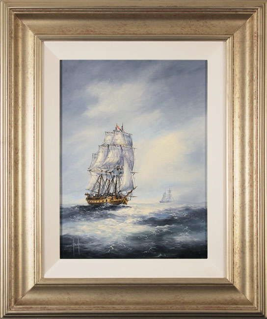 Ken Hammond, Original oil painting on panel, High Seas