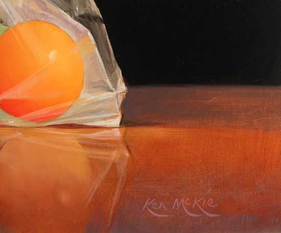 Ken Mckie, Original oil painting on canvas, Sweets Signature image. Click to enlarge