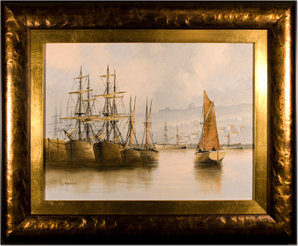 Ken Hammond, Original oil painting on canvas, Scarborough, click to enlarge