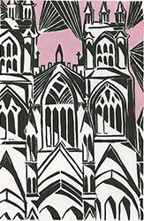 Kirsty Maclennan, Original linocut print, York Minster