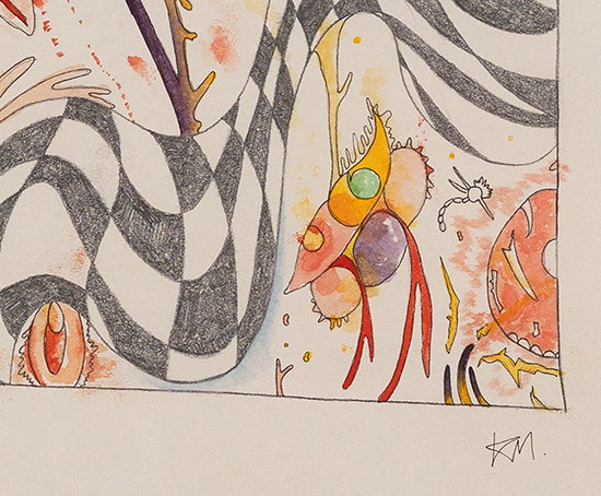 Kirsty Maclennan, Mixed media, Fifteen arms around her waist