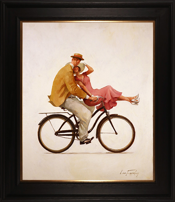 Lee Fearnley, Original oil painting on panel, Ride Home 