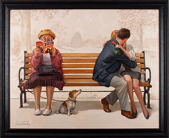 Lee Fearnley, Original oil painting on canvas, Secret Passions 