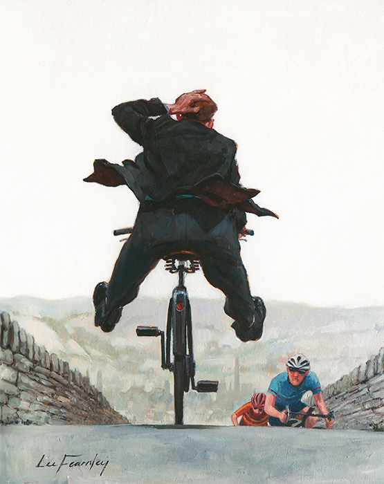 Lee Fearnley, Signed limited edition print, Downhill Run