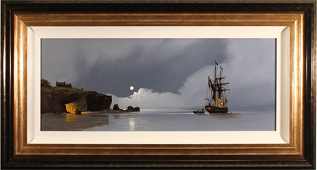 Les Spence, Original oil painting on canvas, Smuggler's Cove, click to enlarge