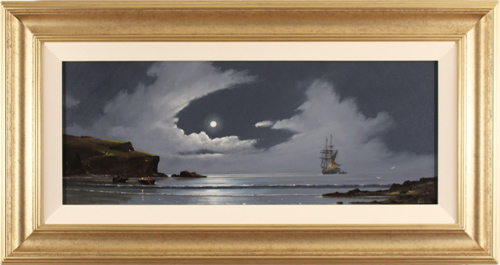 Les Spence, Original oil painting on canvas, Midnight Run, click to enlarge