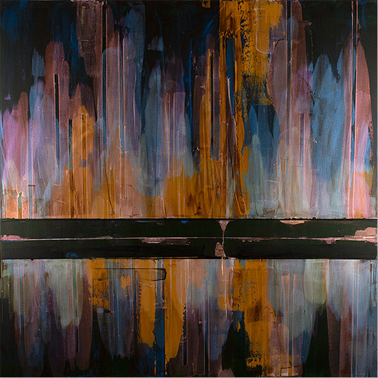 Louise Hepworth-Wood, Original acrylic painting on canvas, There Would Be Wine