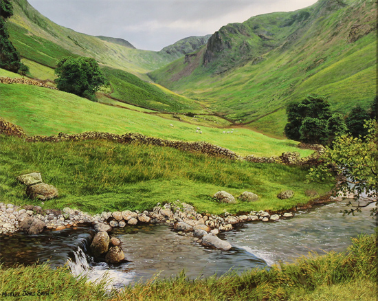 Michael James Smith, Original oil painting on panel, Cumbria