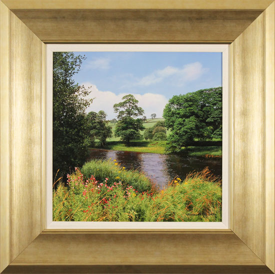 Michael James Smith, Original oil painting on panel, The River Wharfe